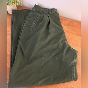 Northern Reflection Green Pleated Pants— 15/16